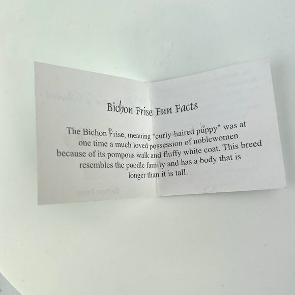 Bichon Frise ACA Limited Edition Collectors Series Christmas Holiday Ornament - Picture 9 of 16